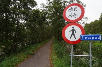 Fietspad niet voor fietsers